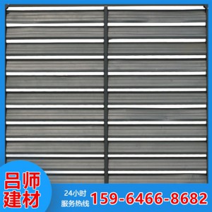 大型鐵藝百葉窗批發(fā)廠家 呂師建材直銷(xiāo)鐵藝百葉窗