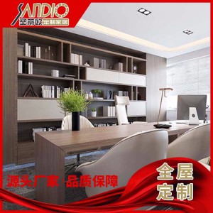 辦公室落地書柜 現(xiàn)代整墻落地格子小書柜 書架儲(chǔ)物柜定制廠家 圣蒂歐
