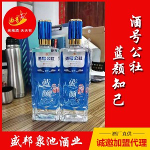 酒號(hào)公社藍(lán)顏知己 白酒代理招商 盛邦泉池酒業(yè) 代理價(jià)格面議