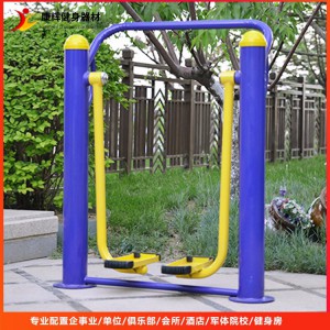 落地式雙人漫步機 單人漫步機 小區(qū)戶外公園休閑健身器材加工定制